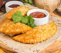 Мини-чебуреки с мясом