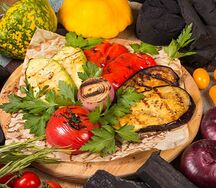 Овощи на мангале