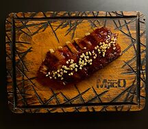 Фирменные свиные ребра в соусе BBQ