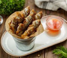 Ведро хрустящей черноморской барабульки