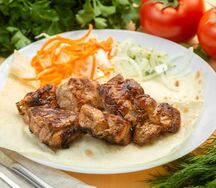 Шашлык из cвинoй шейки