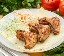 Шашлык из куриных крыльев