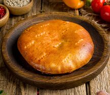 Хачапури с сыром и зеленью