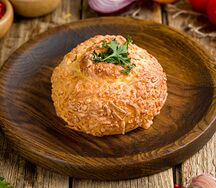 Бочонок с картошкой, мясом и сыром