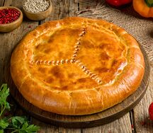 Пирог с капустой и яйцом