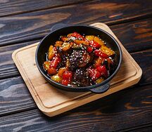 Курица в соусе терияки с овощами