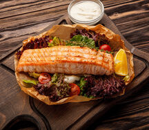 Стейк из семги