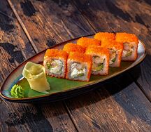 Калифорния чиз с креветкой темпура