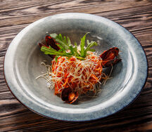 Спагетти с морепродуктами