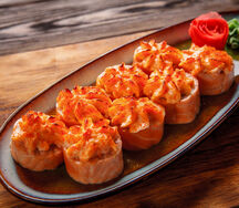 Запеченный ролл Филадельфия