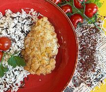 Пожарская котлета с диким рисом