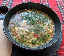 Окрошка на квасе