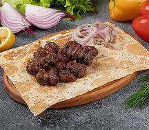 Шашлык из куриных сердечек