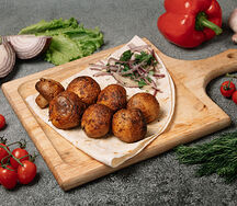 Грибы на мангале