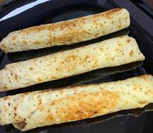 Блины с творогом