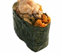 Гункан с мидиями