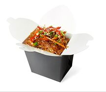 Лапша гречневая с соусом терияки