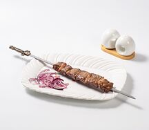 Шашлык из говяжьей вырезки с курдюком