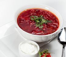 Борщ с говядиной