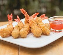 Креветки в кляре