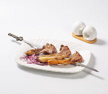 Шашлык из бараньей корейки