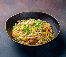 Лапша удон с овощами