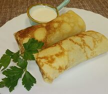 Блинчики с мясом