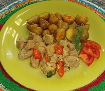 Свинина от Бабули с картофелем