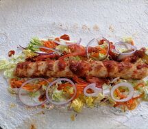 Pui в лаваше с курицей
