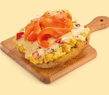 Гриль-чиз С копченой красной рыбкой