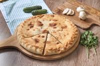 Пирог с курицей и грибами