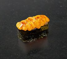 Запеченный с тигровой креветкой