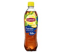 Lipton чёрный чай с лимоном