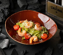 Фетучини с креветками