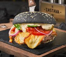 Бургер с бараниной