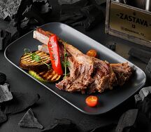 Баранья корейка на гриле  