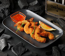 Креветки панко с кисло-сладким соусом