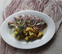 Сельдь с картофелем