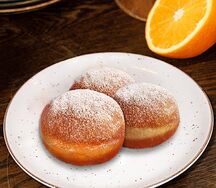 Пончик по-тбилисски с шоколадом