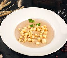 Крем-суп грибной