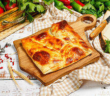 Пеновани с сыром и шпинатом