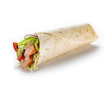Ролл с куриными колбасками