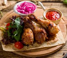 Шашлык из куриной голени