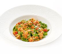 Паста с рагу из кролика