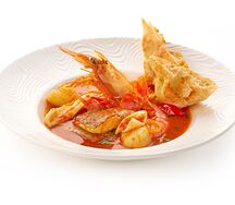 Суп с морепродуктами