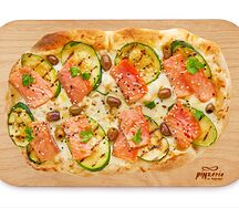 Пинца Лосось-цукини большая (без глютена)