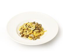 Паста с белыми грибами