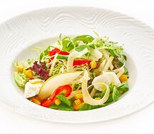 Салат с козьим сыром