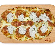 Пинцино Салями с бурратой и трюфелем