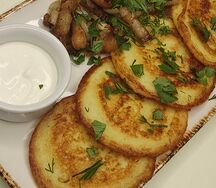 Драники Белорусские со сметаной